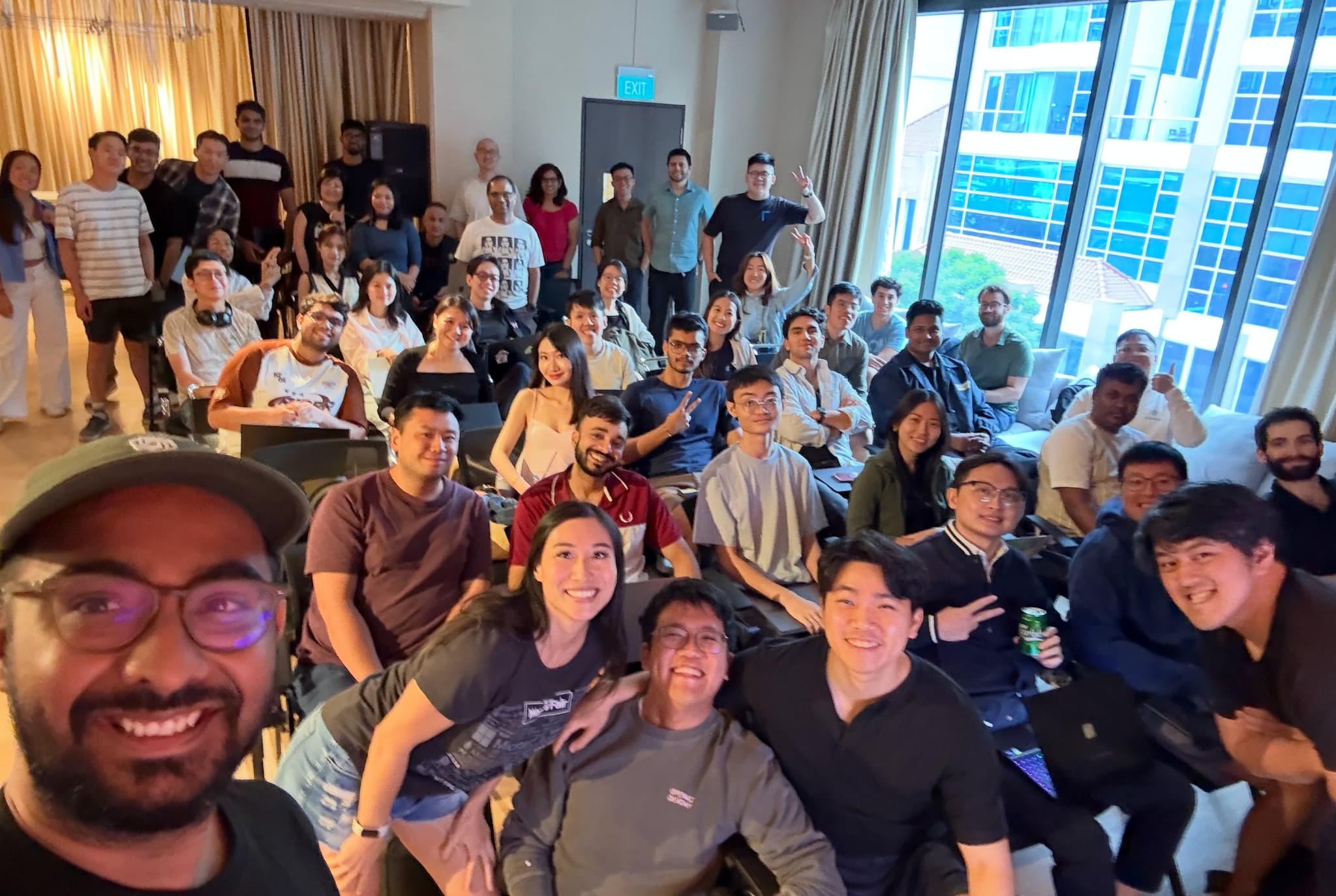 Community selfie from meetup